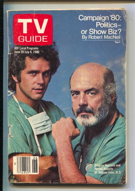 TV Guide 6 28 1980 Trapper John M D Pernell Roberts Gregory Harrison