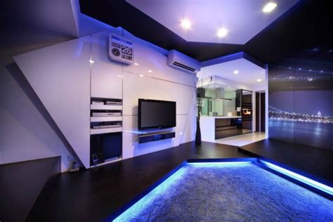 High Tech Style Living Room Design And Decoration Ideas
