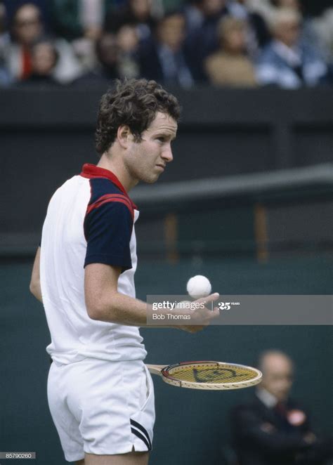 Photo Dactualité American Tennis Player John Mcenroe In Action