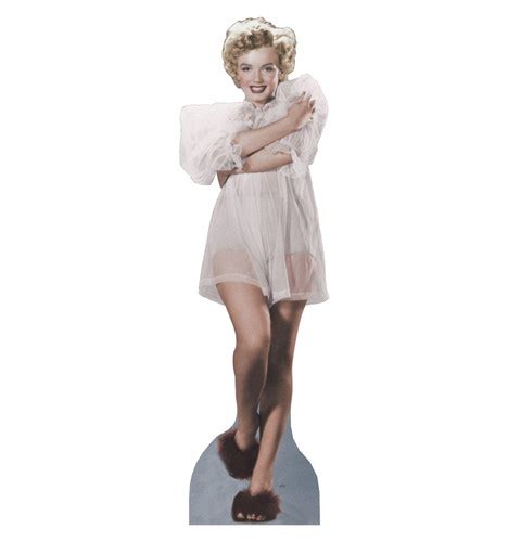 Life Size Marilyn Monroe Showgirl Cardboard Standup Cardboard Cutout