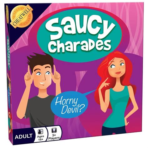 Cheatwell Games Saucy Charades Board Game Ts Games And Toys From