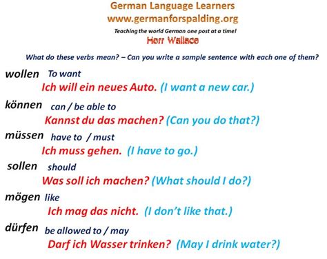 Modal Verbs German Example Of A Modal Verb In German Sentence Gpo Ojir6 Wall