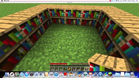 Minecraft How To Make Paper Books And Bookshelves Youtube