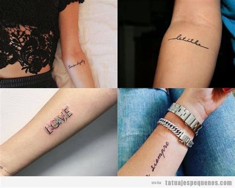 Tatuajes Pequeños En El Antebrazo Para Mujer De 30 Diseños Que Te