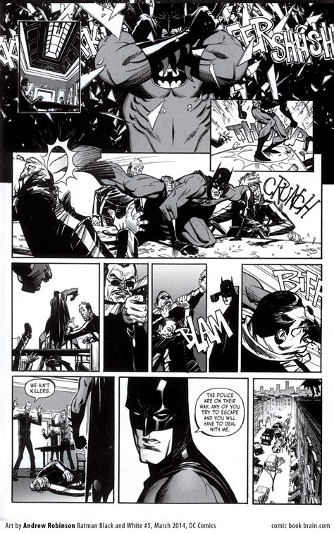 Batman Black And White 5 Andrew Robinson Black And White Comics Batman Comic Art Batman Comics