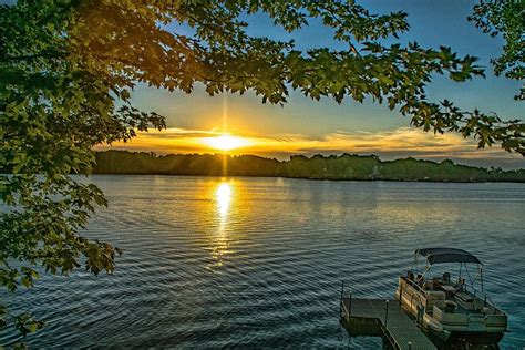 Indian Lake Sunset Photograph By Doug Wallick Fine Art America