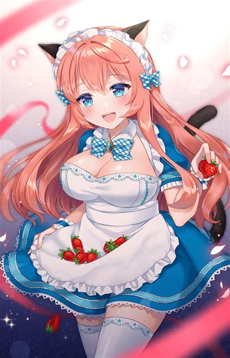 Strawberry Neko Maid [Original] : kemonomimi