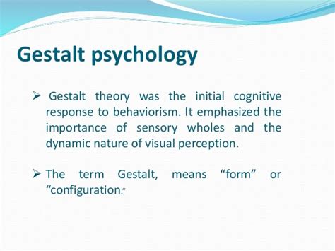 What Is The Main Idea Of Gestalt Psychology - IdeaWalls