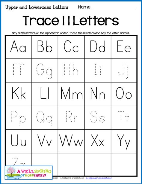 Little kids entering kindergarten are expected to not only know their abcs, but are often required to be able to write their own names. Tracing Letters Name | TracingLettersWorksheets.com