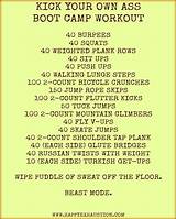 At Home Boot Camp Workout