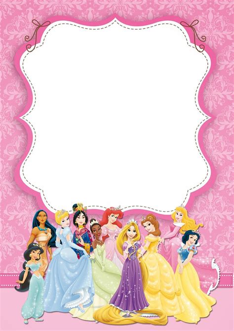Oh My Fiesta In English Disney Princess Party Free Printable Party