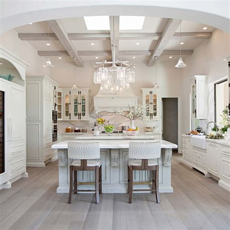 A Tasteful Kitchen Says A Lot About A Home The Vintage Beams Make A