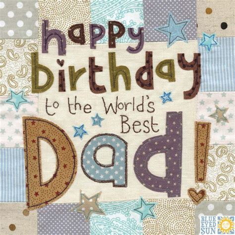 Worlds Best Dad Birthday Card Large Luxury Birthday Card Karenza