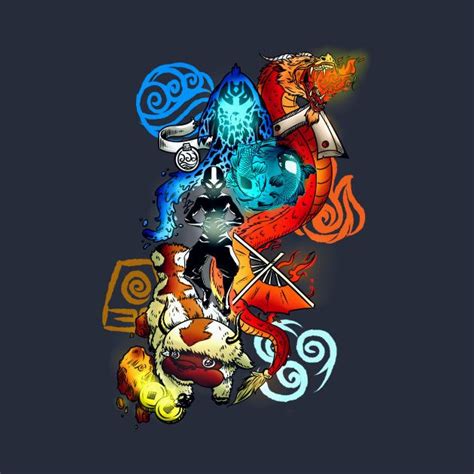 This show changed my life as a little kid and has helped me through some incredibly tough times growing up. Avatar - The 4 Elements by lucasbrenner | Avatar tattoo ...