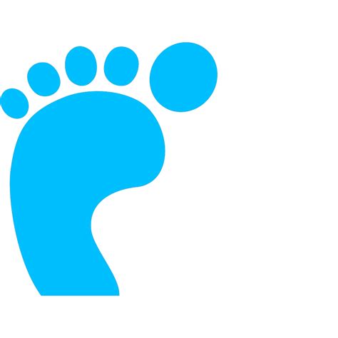 Blue Footprint Png Svg Clip Art For Web Download Clip Art Png Icon Arts