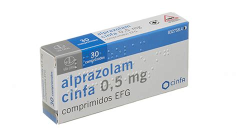 Alprazolam Cinfa Efg Mg Comprimidos Farmac Uticos