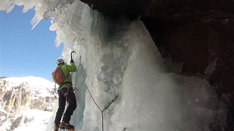 Ice Climbing Bridal Veil Falls Telluride Colorado February 2014