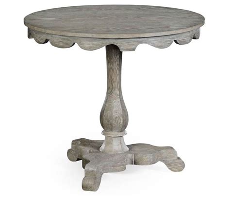 Greyed Oak Pedestal Tables English Country Home