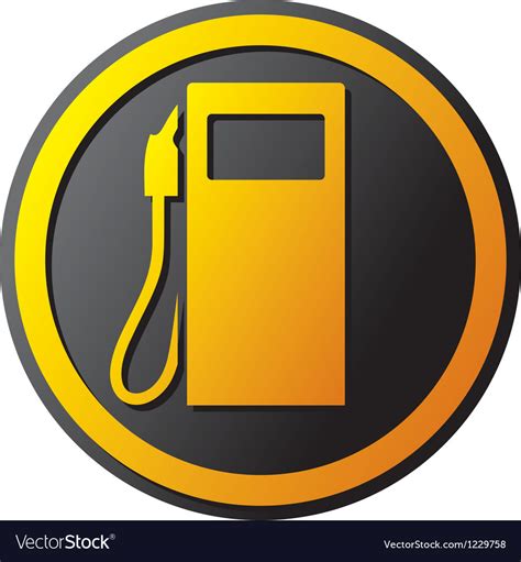 Petrol Station Icon Royalty Free Vector Image Vectorstock