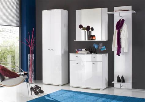 Wichtig ist dabei, dem oft kleinen oder schmalen flur nicht zu viel zuzumuten. STYLE Komplett-Garderobe Garderoben-SET Dielen-Set 4-tlg ...