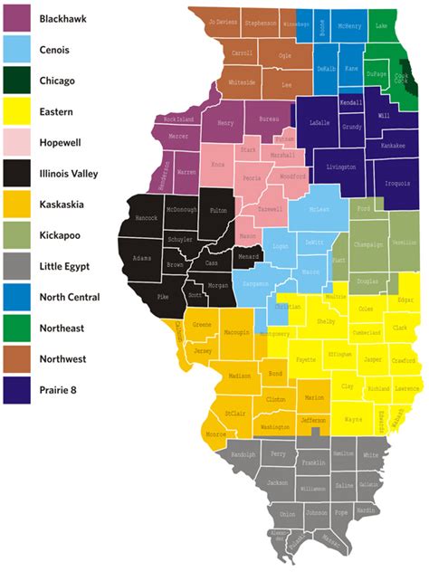 Illinois Association Of Student Councils Districts