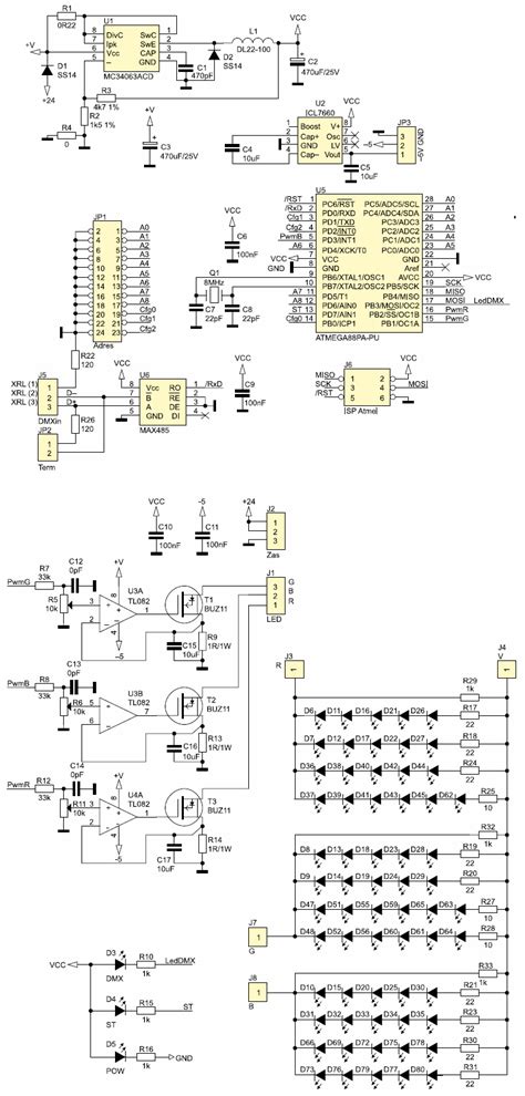 For drawing the phasor diagram for rlc series circuit, the current is taken as reference because, in series circuit the current in each element remains the same and the corresponding voltage vectors for each component are drawn in reference to common current vector. ATmega88 RGB lamp with DMX interface - Electronics ...