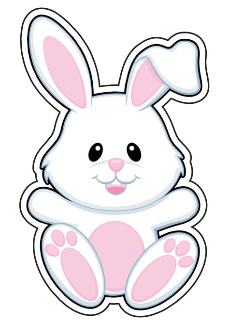 Coelho Colorido Para Imprimir