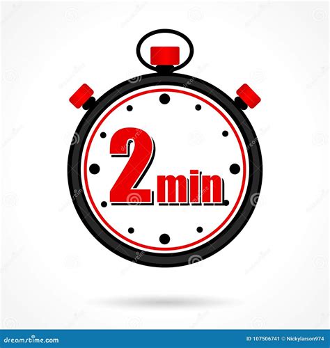 The 45 Minutes Stopwatch Vector Neon Icon Stopwatch Icon In Flat