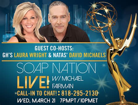 WED NIGHT: Soap Nation Live! with Michael Fairman Daytime Emmy