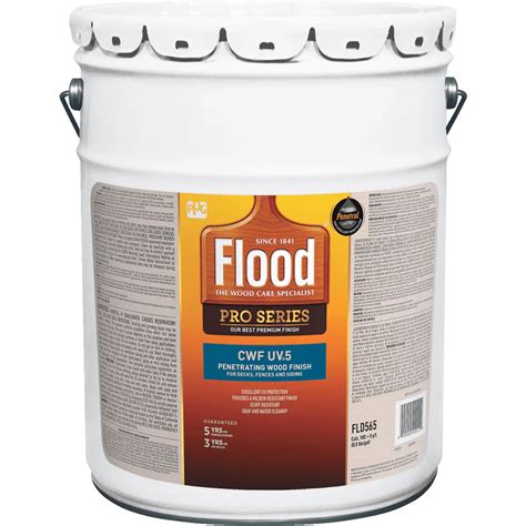 5 Gal Flood FLD566 Cedar CWF-UV5 Clear Wood Finish | Exterior Wood