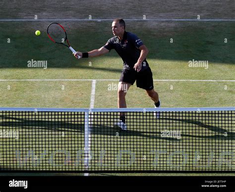 Brazilian Tennis Player Bruno Soares During The Doubles Final At Queen S Club At The Aegon