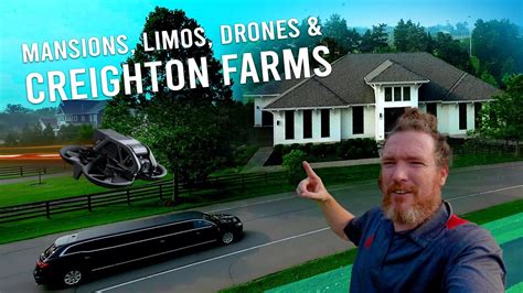 Mansions Limos Drones And Sliding Into Creighton Farms Youtube