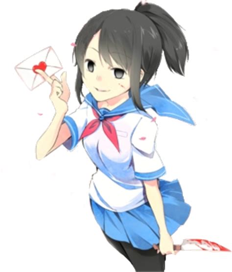 Download Yandere Ayano Aishi Full Size Png Image Pngkit