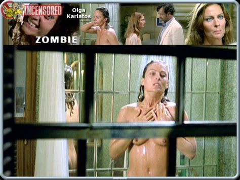 Голая Ольга Karlatos в Zombie Flesh Eaters