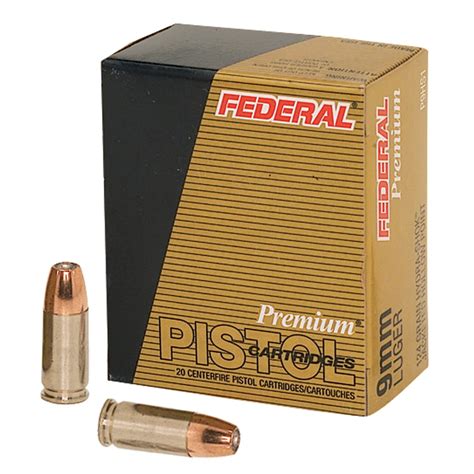 Federal Premium Personal Defense Hydra Shok Jhp 9mm Luger 124 Grain