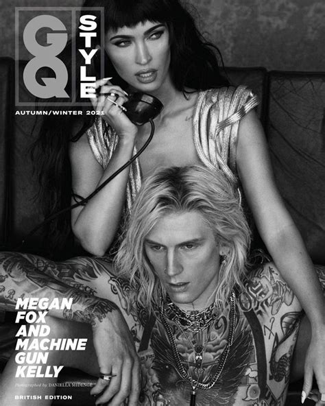 Megan Fox And Machine Gun Kelly British Gq Style Magazine October 2021