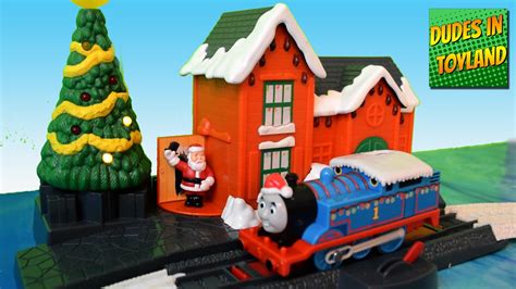 Thomas And Friends Christmas Train Toys For Children Delivery On Sodor
