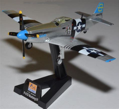 Easy Model Aircraft 172 P 51d Mustang 3fs 3fg 5af Assembled