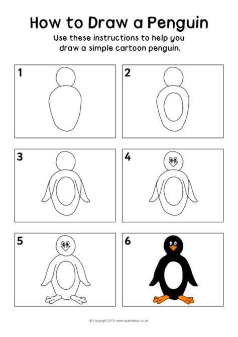 How To Draw Penguin Easy Step By Step Again This Is The Sketching
