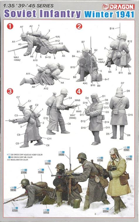 135 Soviet Infantry Winter 1941 Mn Modelář