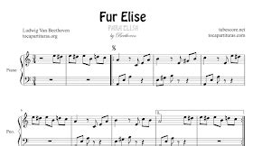 These beautiful transcriptions are perfect for students who've just mastered coordination of right hand melody against left hand broken chords. tubescore: Fur Elise Sheet Music for Piano Music Score of ...