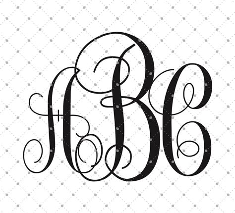 Free Monogram Fonts For Cricut Svg Download Paul Smith