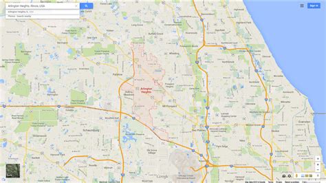 Arlington Heights Illinois Map