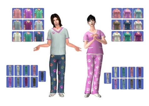 Mdpthatsme Vet Scrubs Sims Sims 2