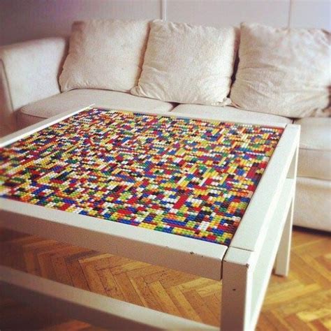 Middle shelf in smoked glass. Cool & Crazy LEGO Coffee Tables | Cool & Crazy Things