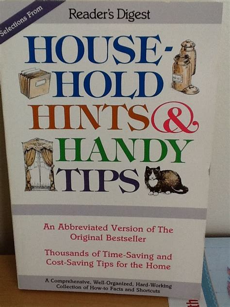 Household Hints And Handy Tips Reader Digest Helpful Hints Household