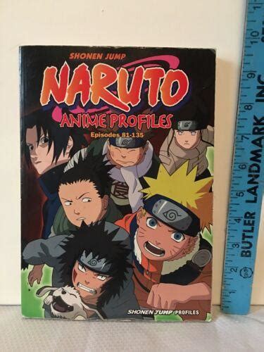 Shonen Jump Naruto Anime Profiles Episodes 81 135 Book With Poster 2008