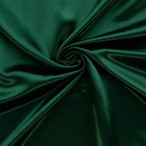 Crepe Back Satin Fabric Hunter Green By The Yard