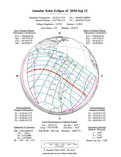 Wsj explains how to watch this astronomical event without damaging your eyes. NASA - Google Maps and Solar Eclipse Paths: 2021 - 2040