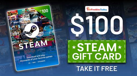Free 100 Steam Gift Card GetFreebiesToday